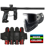 Empire Axe 2.0 Paintball gun, mask, and harness, and many colors available