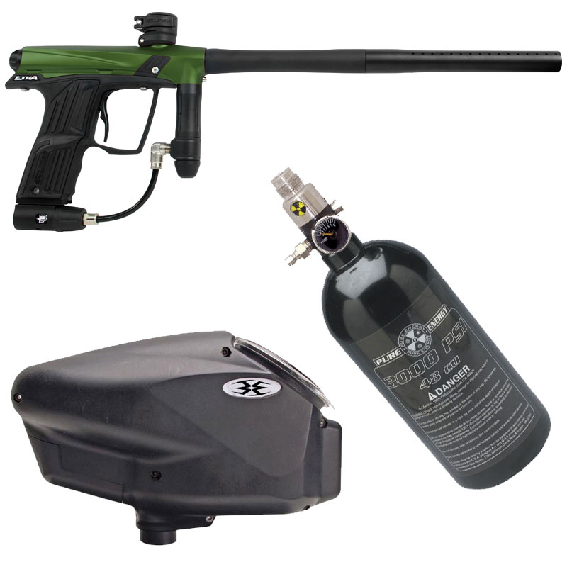 Planet Eclipse Etha Paintball Marker Package - Green