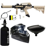 Tippmann Cronus Tactical Paintball Marker Tan Compressed Air Package Kit
