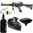 Tippmann Cronus Tactical Paintball Marker Olive Compressed Air Package kit
