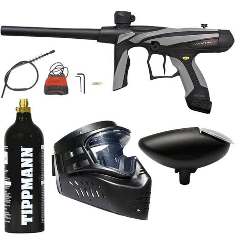 Tippmann Vantage Paintball Marker Grey Black CO2 Package kit
