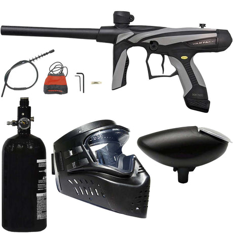 Tippmann Vantage Paintball Marker Grey Black Compressed Air Package kit
