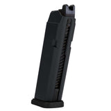 GLOCK G19X MOS GBB FBB Airsoft Magazine with gas blowback full blow back magazine spring view on a white background.