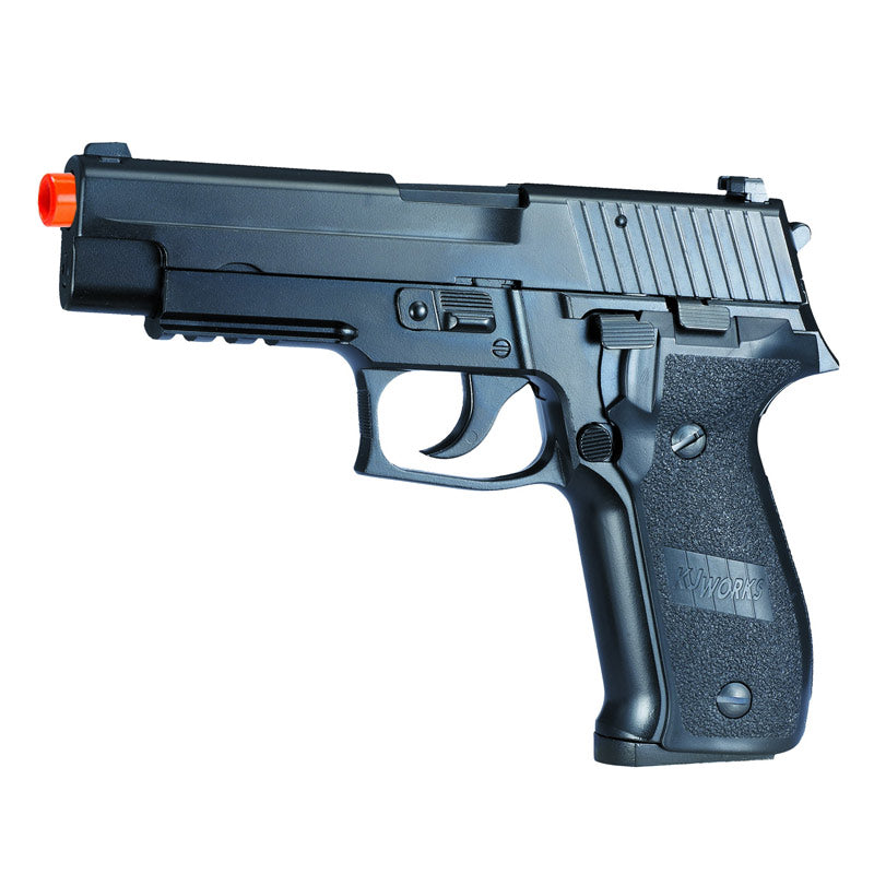 KJW KP-01 Full Metal Gas Blow Back Airsoft Pistol Black