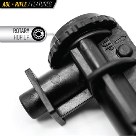 Valken ASL + Hi-Velocity AEG Whiskey Airsoft Rifle Black