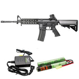 G&G Combat Machine CM16 Raider-L Airsoft Rifle Combo