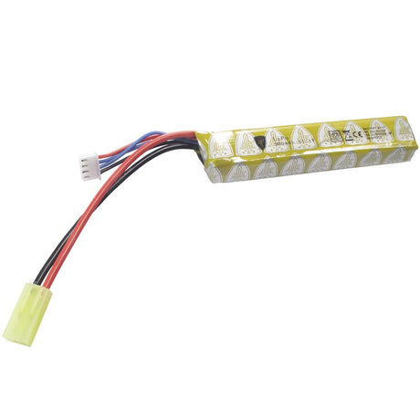 Elite Force 11.1V Lipo 900 MAH 15C Stick Battery with Tamiya Connector on a white background.