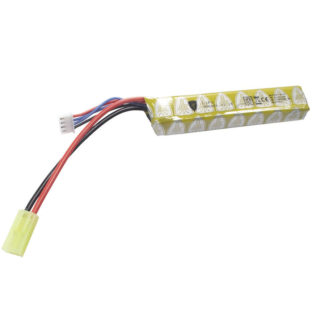 Elite Force 11.1V Lipo 900 MAH 15C Stick Battery with Tamiya Connector on a white background.