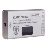 Elite Force battery balance charger and voltage detector on a white background