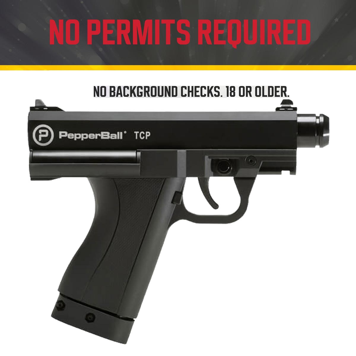 PepperBall TCP Pistol Ready to Defend Kit Black