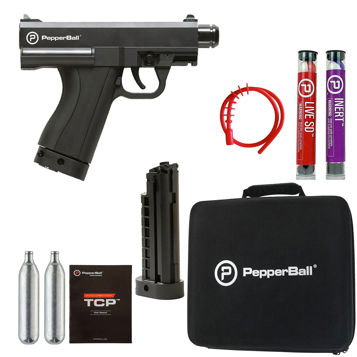 PepperBall TCP Pistol Ready to Defend Kit Black