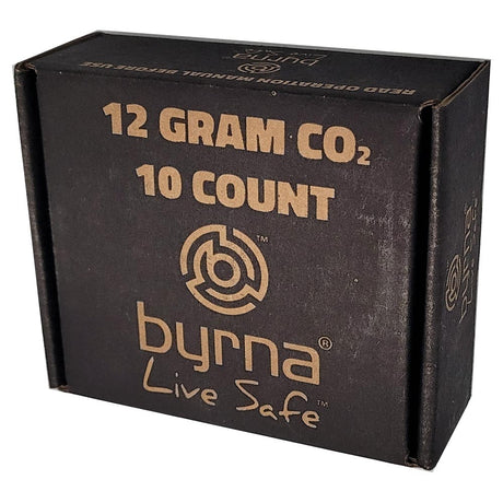Box of Byrna 12 gram co2 cartridges