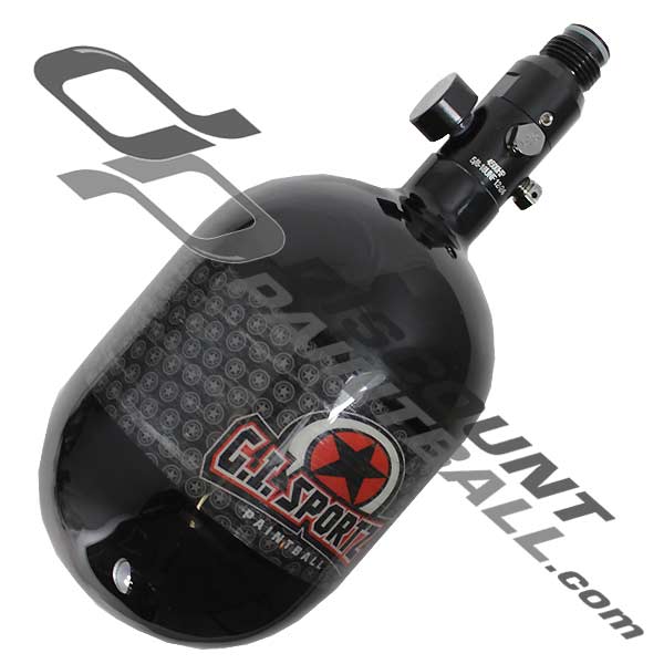 G.I. Sportz 48 ci 4500 psi Carbon Fiber Compressed Air Paintball Tank  *05/2012 Hydro*