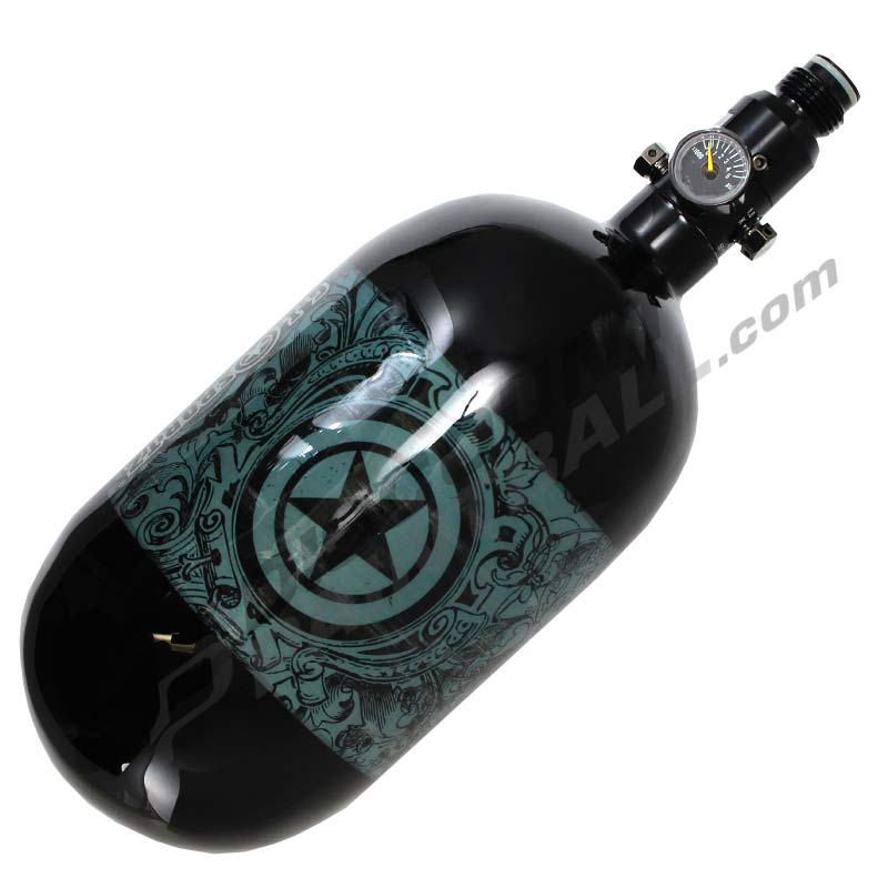 G.I. Sportz 68 ci 4500 psi Carbon Fiber Compressed Air Paintball Tank Herald Aqua *02-2013 Hydro*