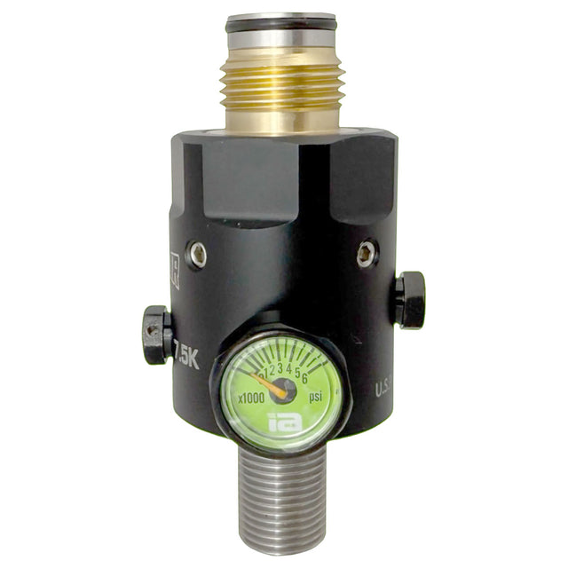 Immortal Air Monstair Regulator 4500psi front view with green gauge