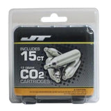 JT Paintball 12 Gram Co2 Cartridge 15 Pack