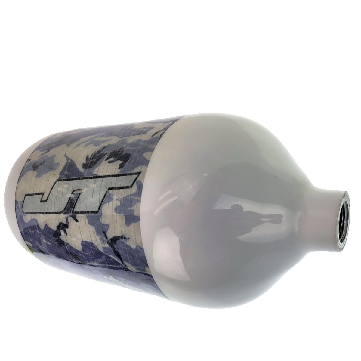 JT Paintball 80ci 4500psi Tank only 01/21 White Snow Camo