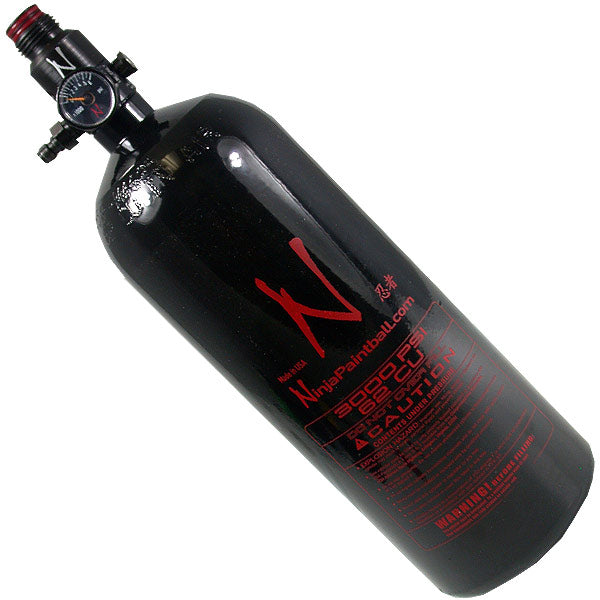 Ninja Standard 62 ci 3000 psi Aluminum Air Tank Black