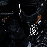 Player in HK Army gear using the HK Army HSTL 68ci 4500psi Carbon Fiber Air Tank in black