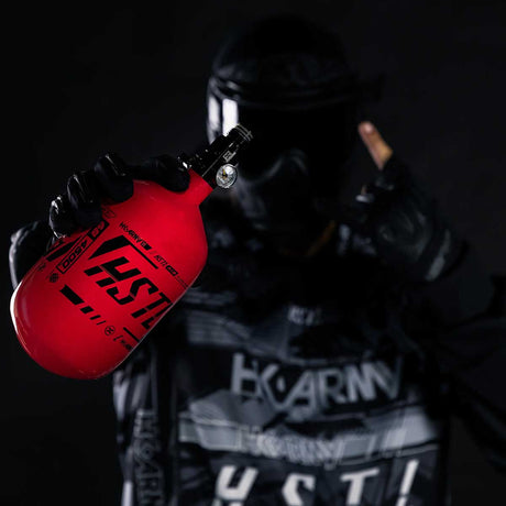 HK Army HSTL 68ci 4500psi Carbon Fiber Air Tank Red Black
