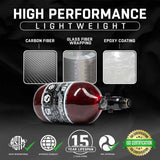 HK Army Aerolite 48ci 4500psi Carbon Fiber Air Tank Red