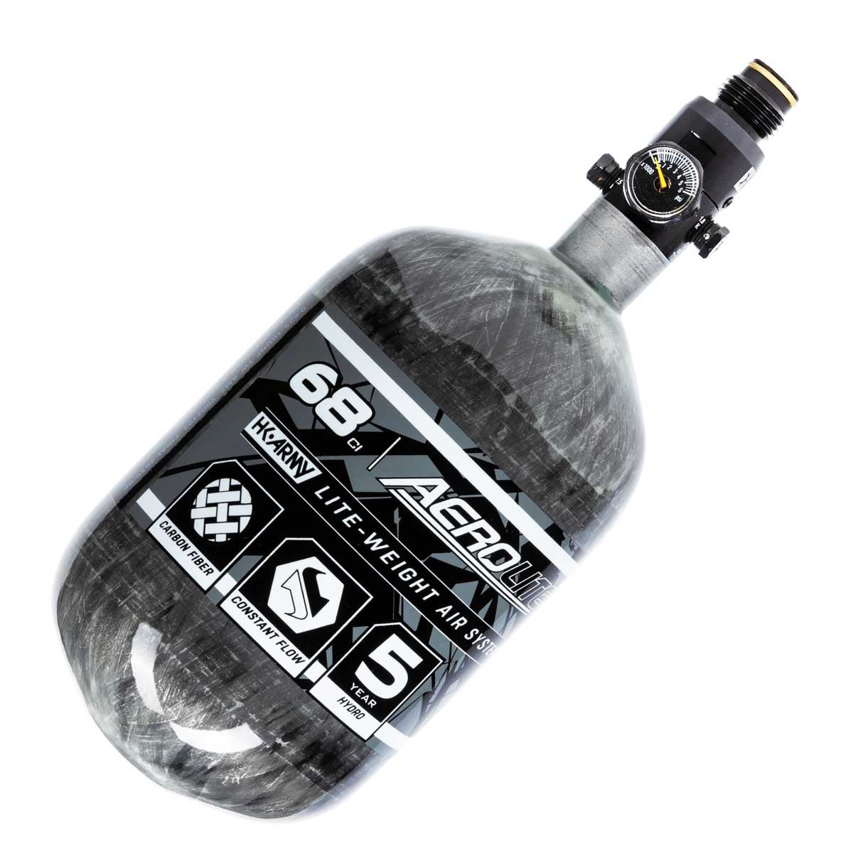 HK Army Aerolite 68ci 4500psi Carbon Fiber Air Tank Clear