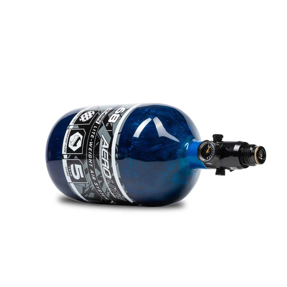 HK Army Aerolite 68ci 4500psi Carbon Fiber Air Tank Blue