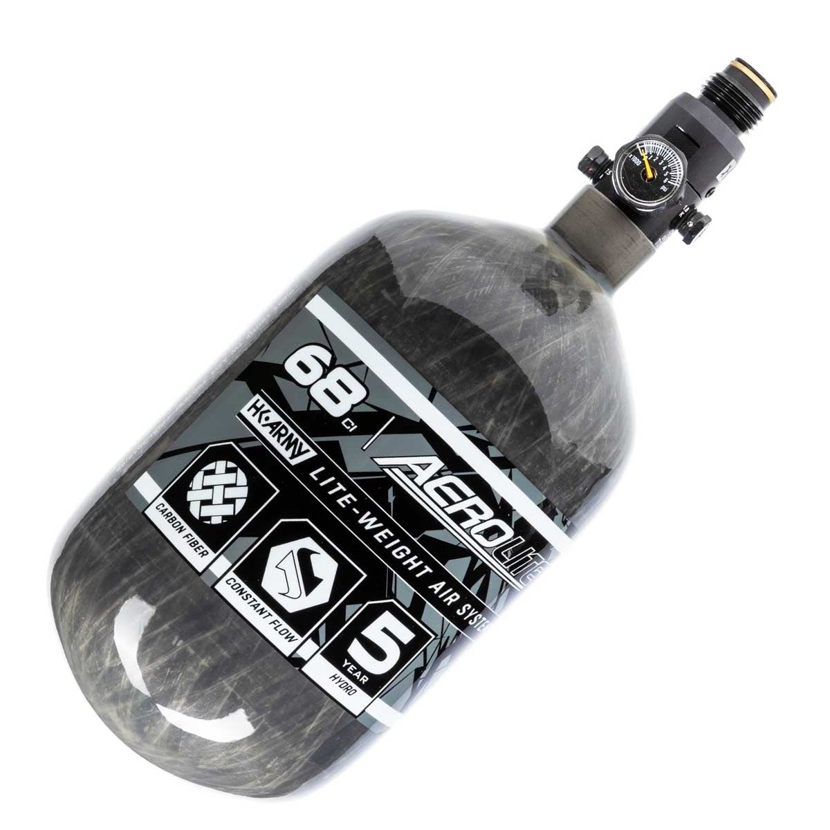 HK Army Aerolite 68ci 4500psi Carbon Fiber Air Tank Smoke