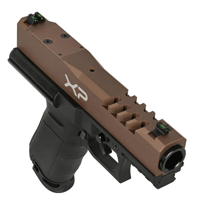 First Strike XP Paintball Pistol brown top side