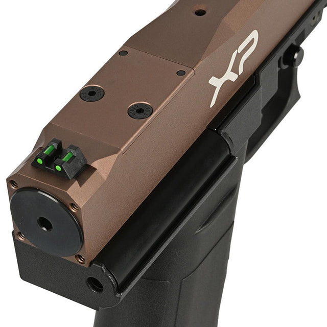 First Strike XP Paintball Pistol brown back side