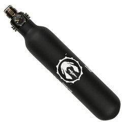 Black and white Compressed air tank Sicariis AER 15ci 4500psi Carbon Fiber Air Tank w/ First Strike Hero 2 Regulator