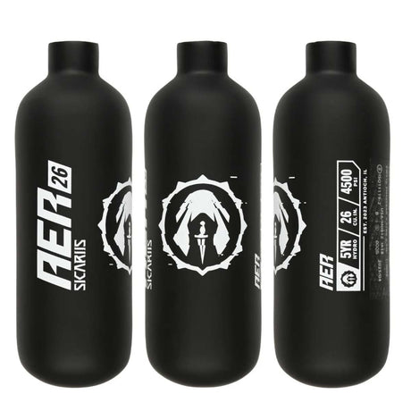 Sicariis AER 26ci 4500psi Carbon Fiber Air Tank with First Strike Hero 2 Regulator