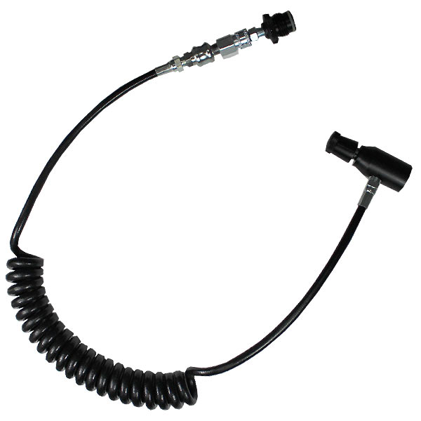 Empire Paintball Remote Coiled Hose w/ Slide Check