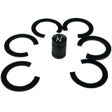 Ninja Paintball Magnetic Cap W/ Regulator Adjustment Clip Kit Combo