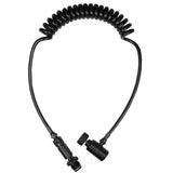 Ninja Paintball Coil Remote Hose W/Push To Connect Coupler