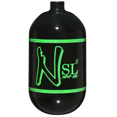 Ninja SL3 68ci 4500psi Carbon Fiber Air Tank black with green logo