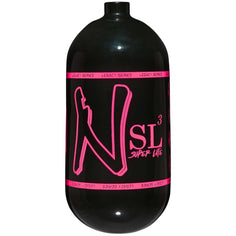 Ninja SL3 Compressed Air Tank 80ci 4500psi black with pink logo 