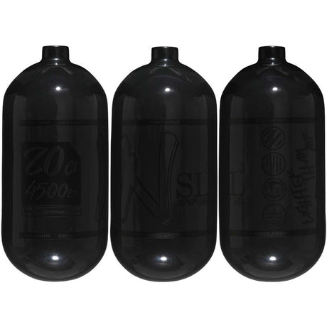 Ninja SL3 Blackout Air Tank 80ci 4500psi all sides view