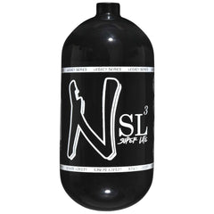 Ninja SL3 80ci Air Tank 4500psi black with white logo front view