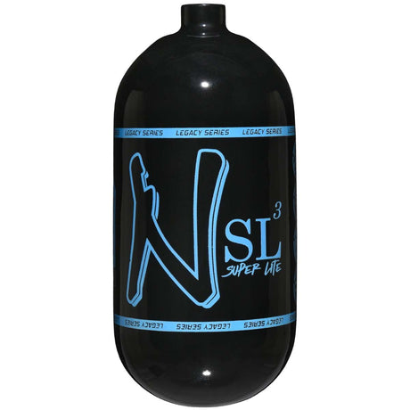 Ninja SL3 Air Tank 4500psi black with blue logo 80ci