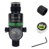 Immortal Air T3 regulator in black and green with thread protector