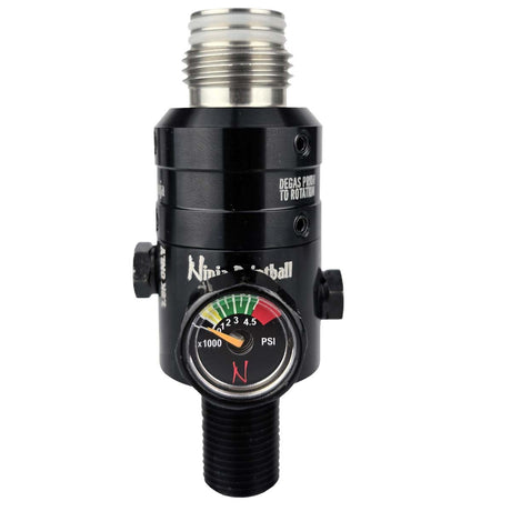 Ninja PRO V3 Air Tank Regulator 4500psi Black w Stainless Steel Bonnet