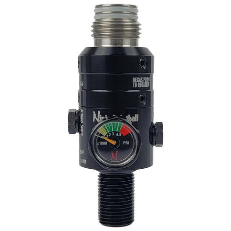 Ninja PRO V3 Air Tank Regulator 4500psi Black w Stainless Steel Bonnet