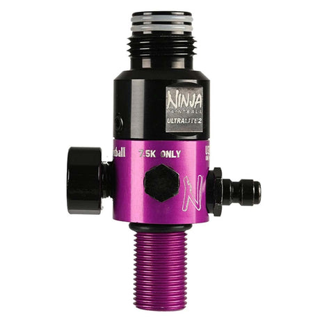 Other side of the purple Ninja UL2 Air Tank Regulator 4500psi