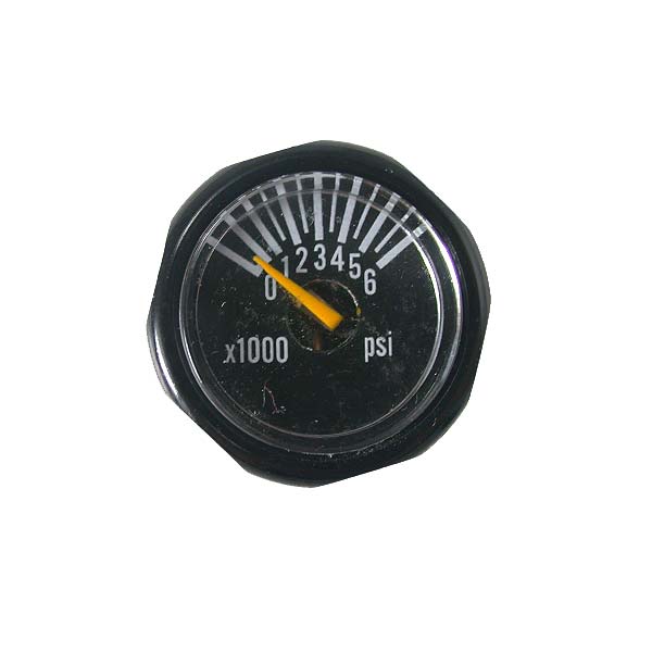 Invert Micro Gas Gauge 6000 PSI - Black