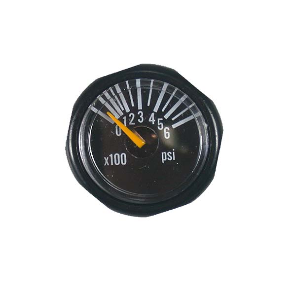 Invert Micro Gas Gauge 600 PSI - Black
