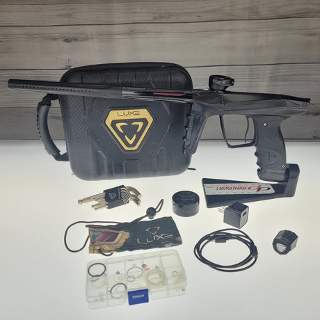 USED DLX Luxe X Virtue Ace Paintball Marker Black w Case