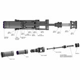 Method Shocker Era Bolt Kit diagram