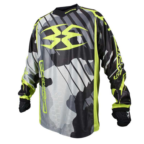Empire 2016 Contact Zero F6 Paintball Jersey Urban/Lime