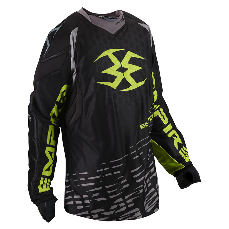 Empire 2015 Contact F5 Paintball Jersey Black/Lime
